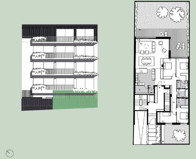 Apartamento T4 para Venda em Aldoar, Foz do Douro e Nevogilde Planta 1