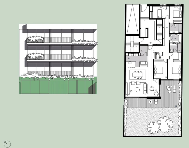 Apartamento T4 para Venda em Aldoar, Foz do Douro e Nevogilde Planta 1