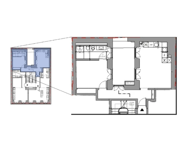 Apartamento T1 para Venda em Misericórdia Planta 1