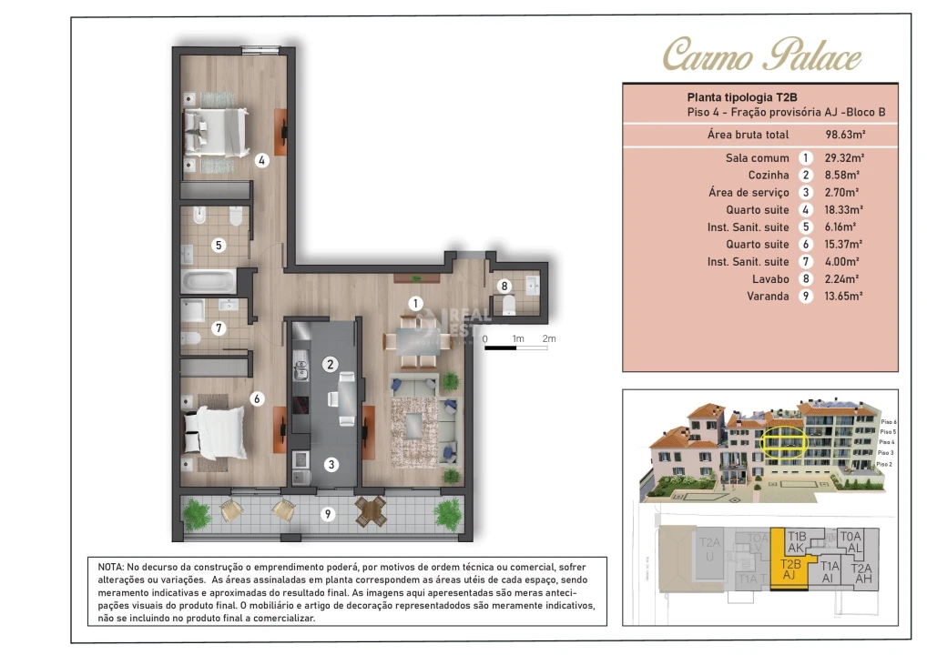 Apartamento T2 para Venda em Funchal (Se) Foto 2