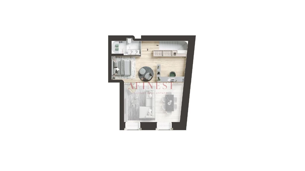 Apartamento T1 para Venda em Santo António Foto 10