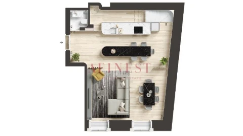 Apartamento T1 para Venda em Santo António