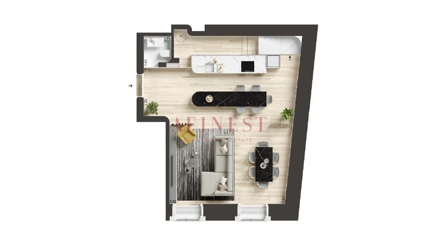 Apartamento T1 para Venda em Santo António Foto 9