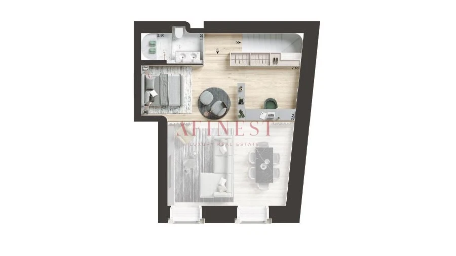 Apartamento T1 para Venda em Santo António Foto 10