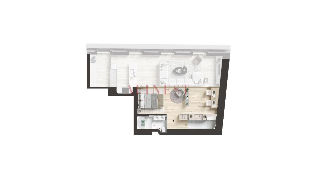 Apartamento T1 para Venda em Santo António Foto 11
