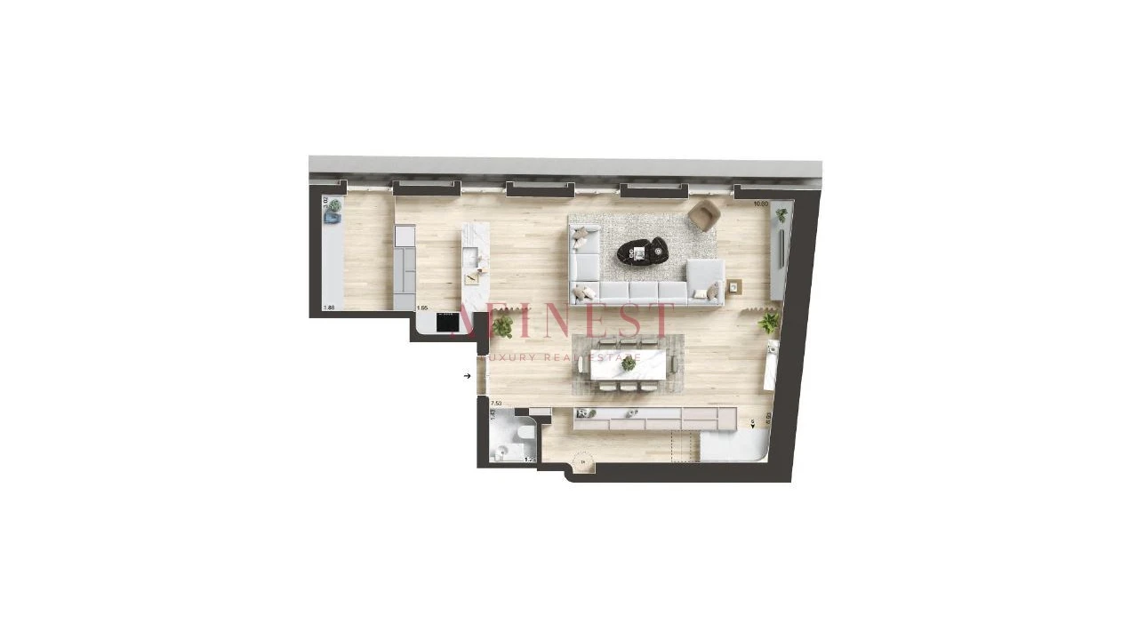 Apartamento T1 para Venda em Santo António Foto 12
