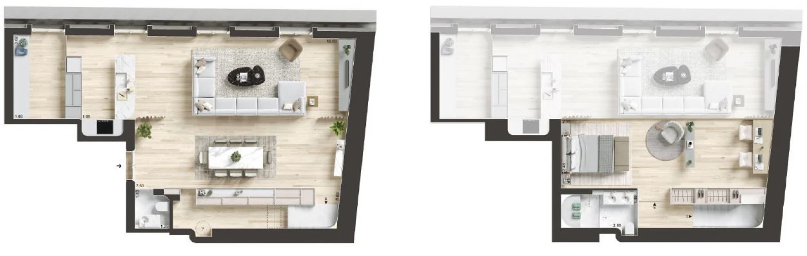 Apartamento T1 para Venda em Santo António Planta 1