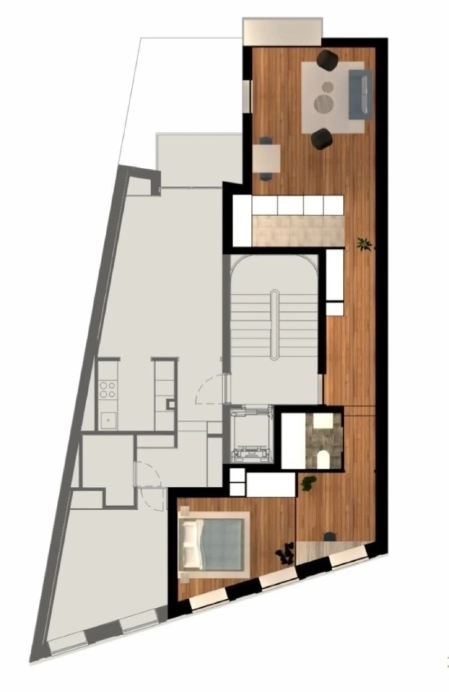 Apartamento T1 para Venda em Lordelo do Ouro e Massarelos Planta 1