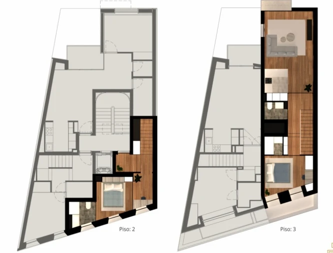 Apartamento T2 para Venda em Lordelo do Ouro e Massarelos Planta 1