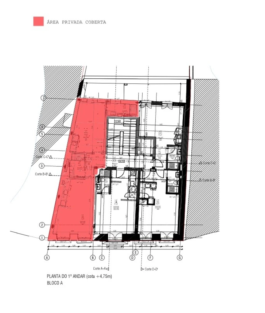 Apartamento T1 para Venda em Santa Marinha e São Pedro da Afurada Planta 1