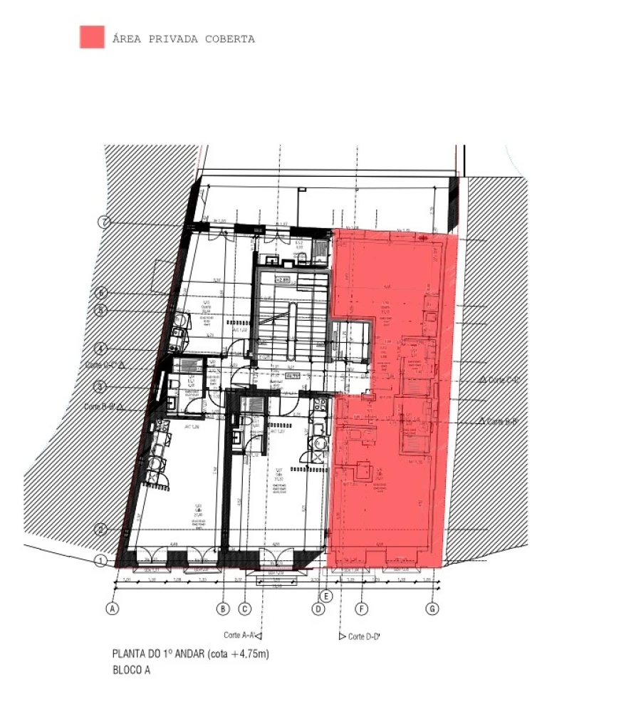 Apartamento T1 para Venda em Santa Marinha e São Pedro da Afurada Planta 1