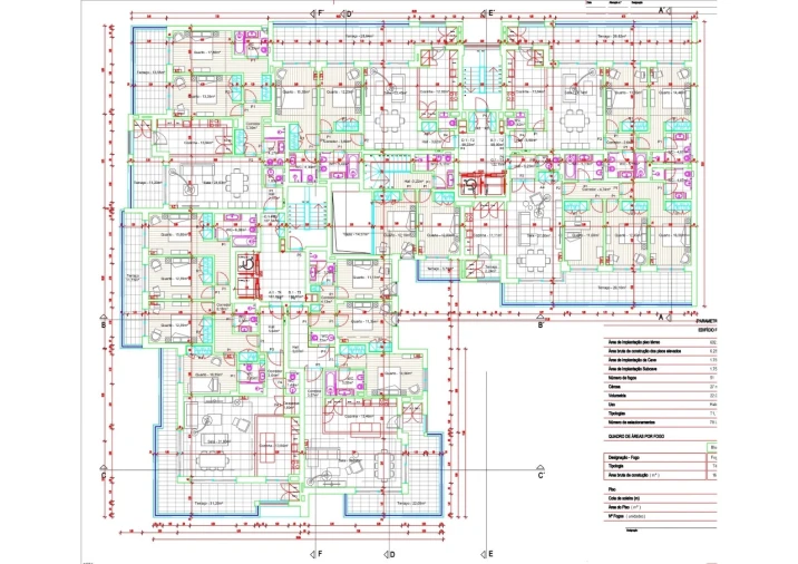 Apartamento T2 para Venda em Faro (Sé e São Pedro) Planta 1