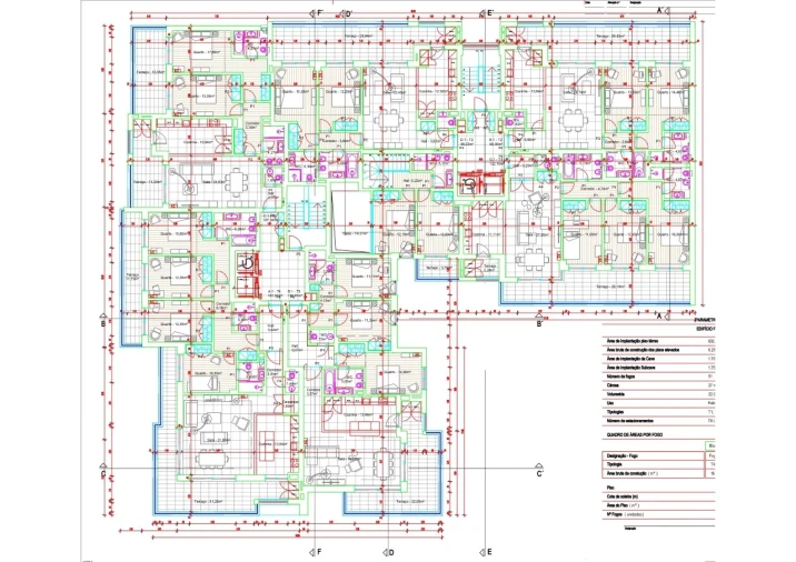 Apartamento T3 para Venda em Faro (Sé e São Pedro) Planta 1