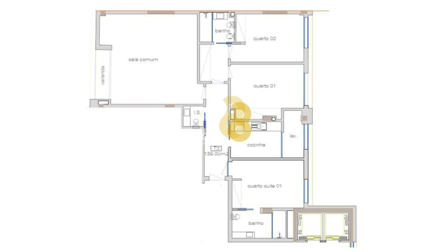 Apartamento T3 para Venda em Cedofeita, Santo Ildefonso, Sé, Miragaia, São Nicolau e Vitória Foto 13