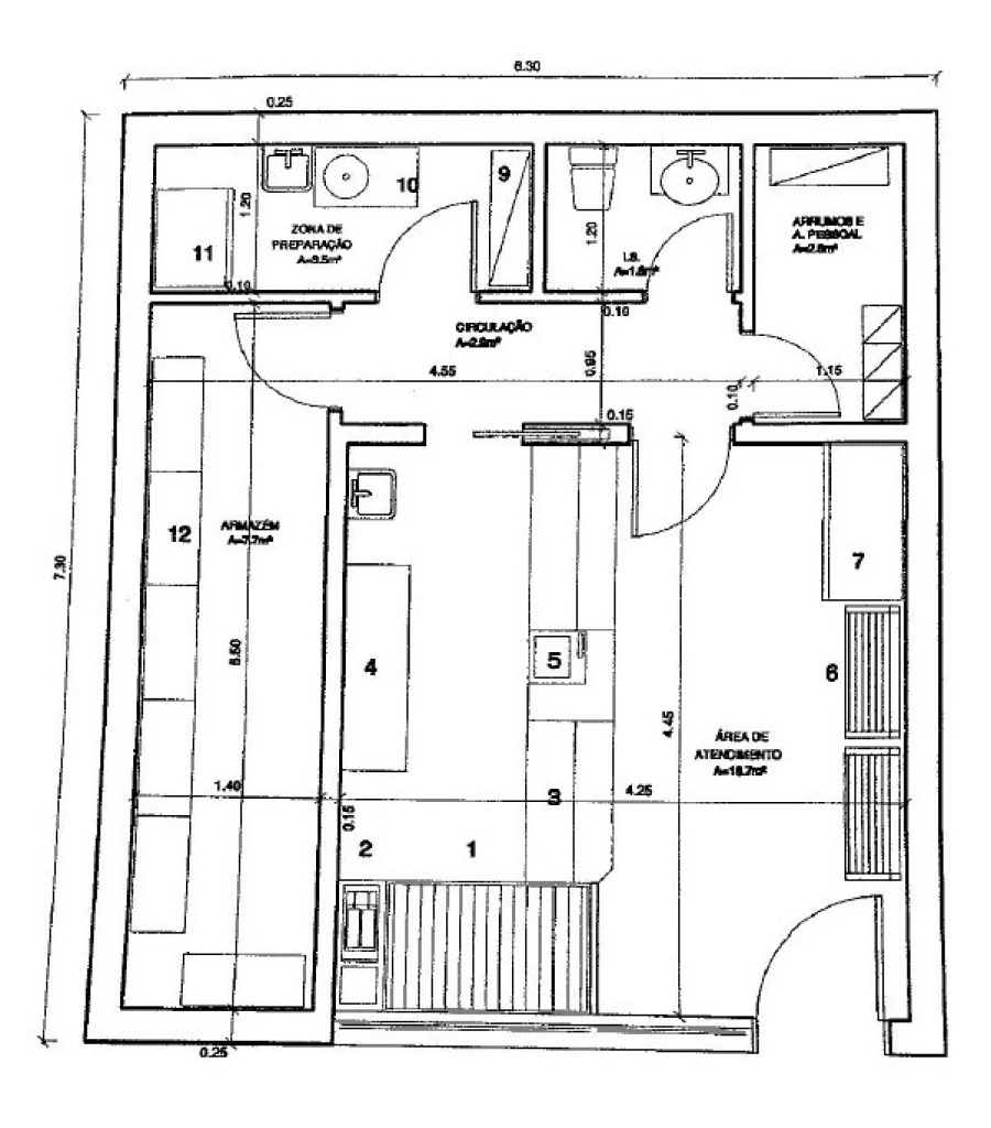 Loja para Venda em Pontinha e Famões Planta 1