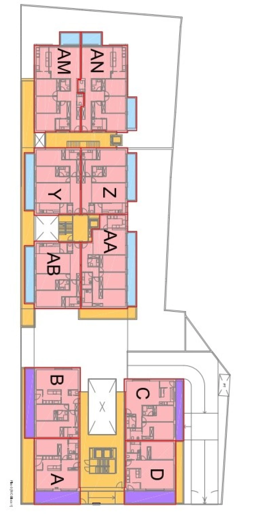 Apartamento T2 para Venda em Madalena Planta 1