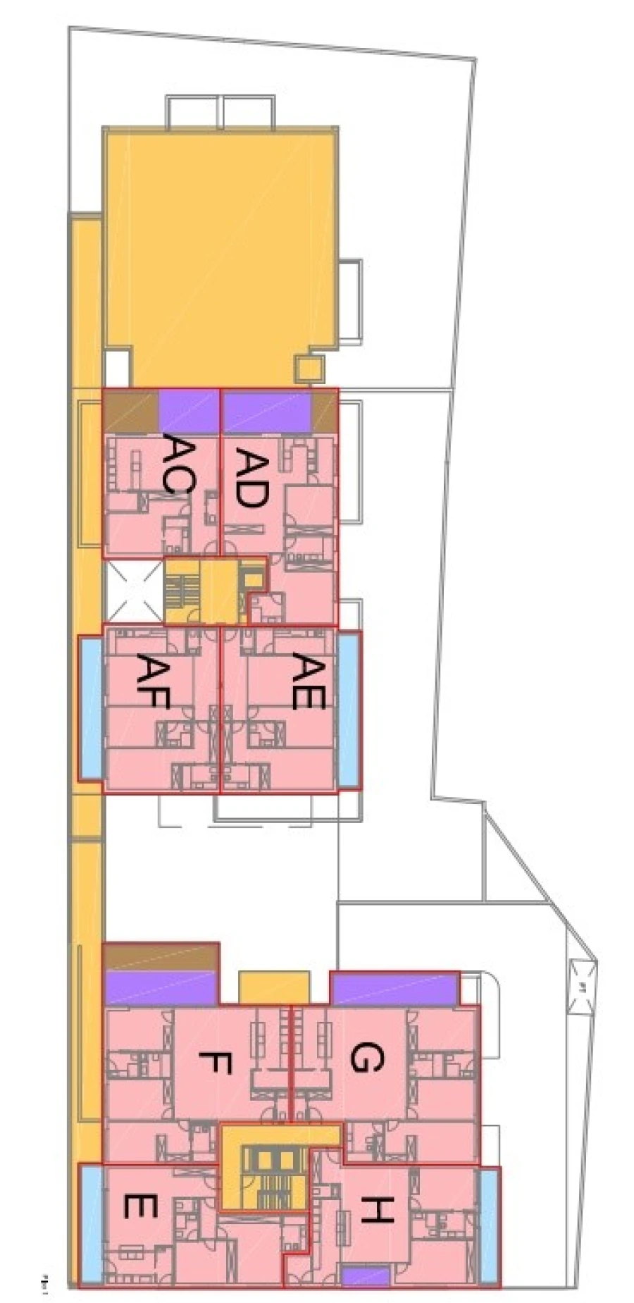 Apartamento T2 para Venda em Madalena Planta 1