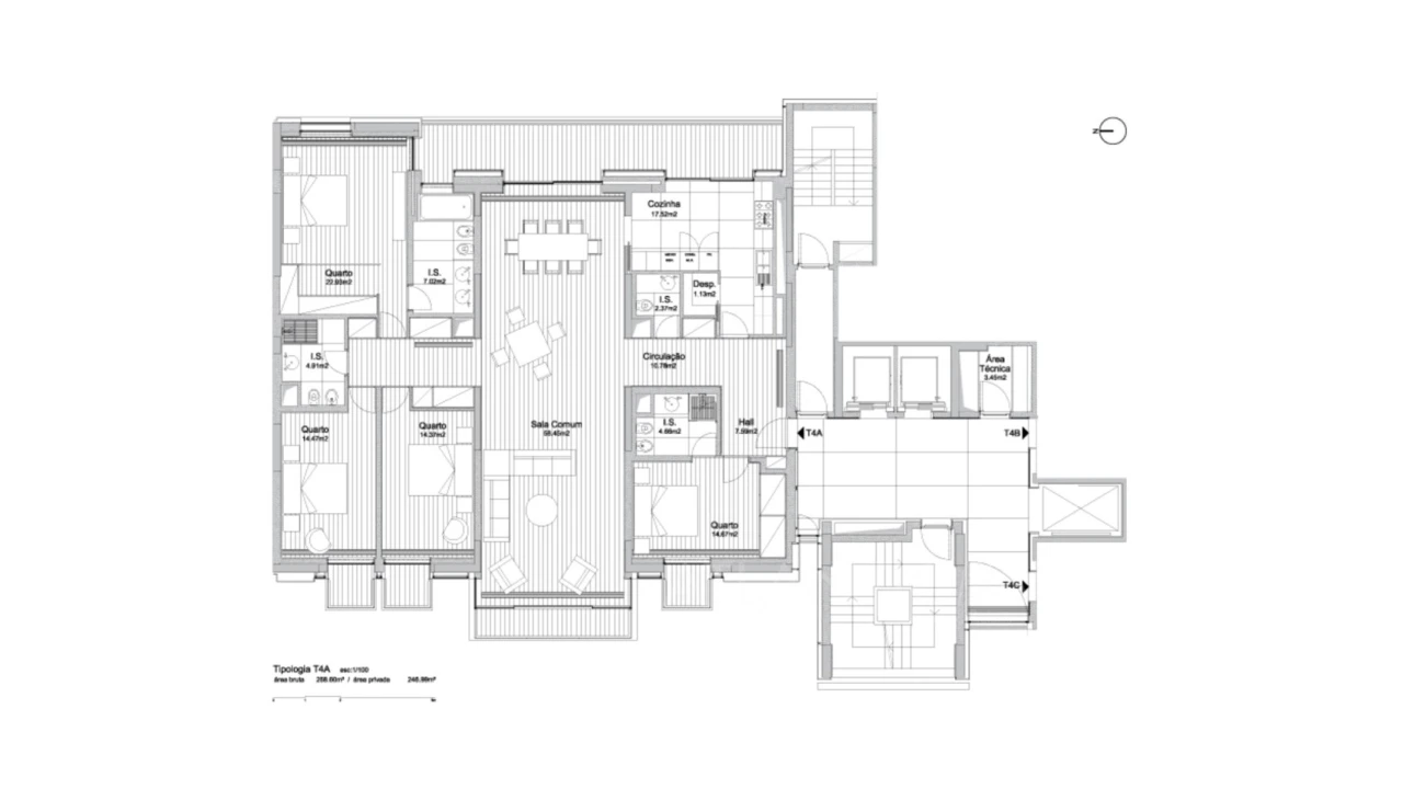 Apartamento T4 para Venda em Belém Foto 27