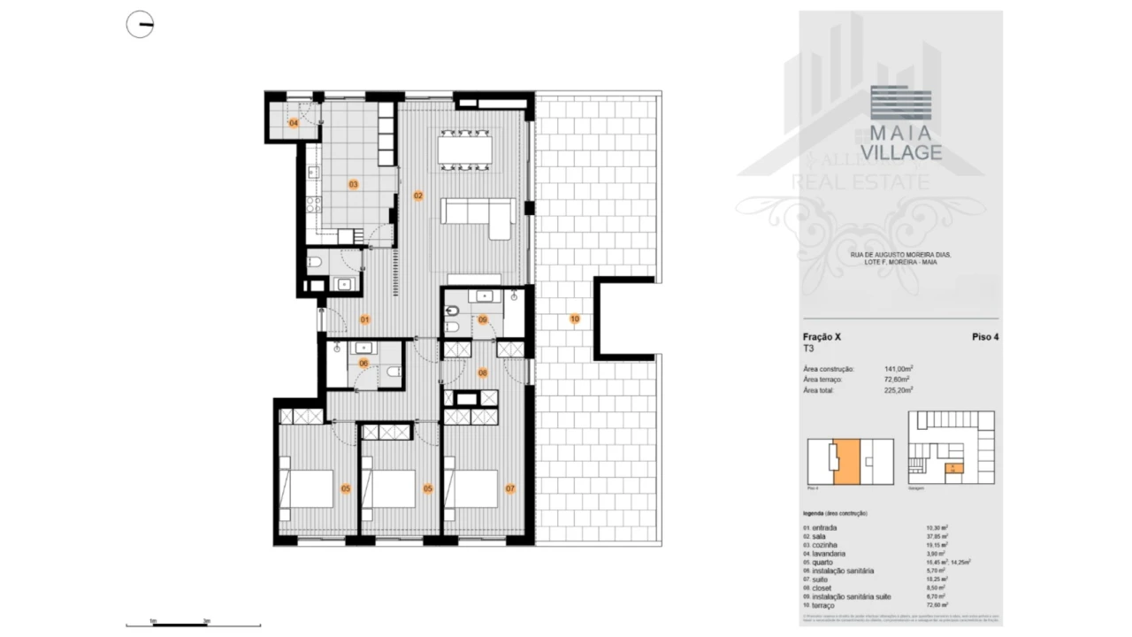 Apartamento T3 para Venda em Moreira Foto 12