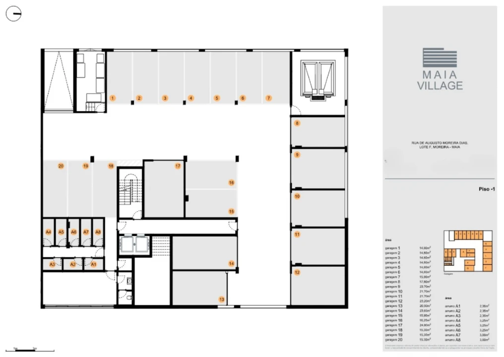 Apartamento T3 para Venda em Moreira Planta 2