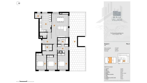 Apartamento T3 para Venda em Moreira