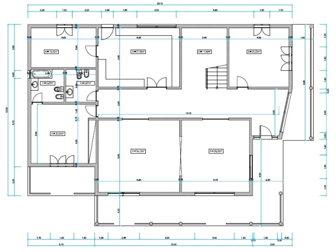 Moradia T6 para Venda em Santo Antonio Planta 3