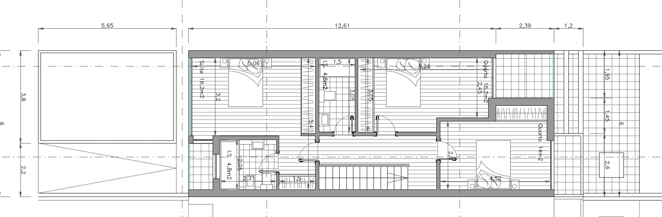 Moradia T3 para Venda em Aradas Planta 2