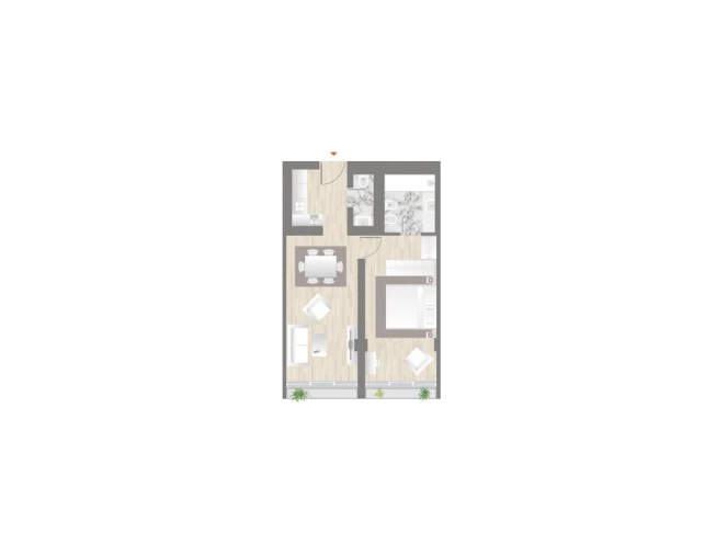 Apartamento T1 para Venda em Estrela Planta 1