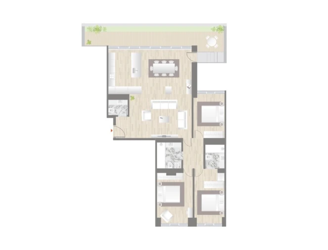 Apartamento T3 para Venda em Estrela Planta 1