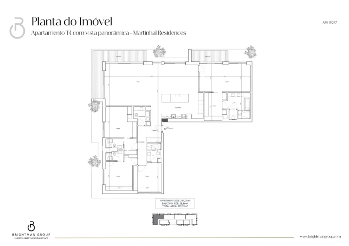 Apartamento T4 para Venda em Parque das Nações Planta 1