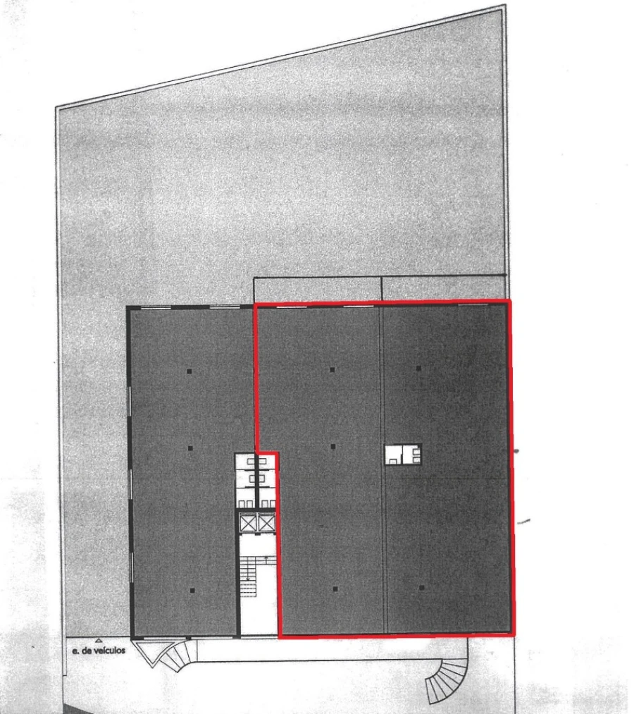 Loja para Arrendamento em São Mamede de Infesta e Senhora da Hora Planta 1