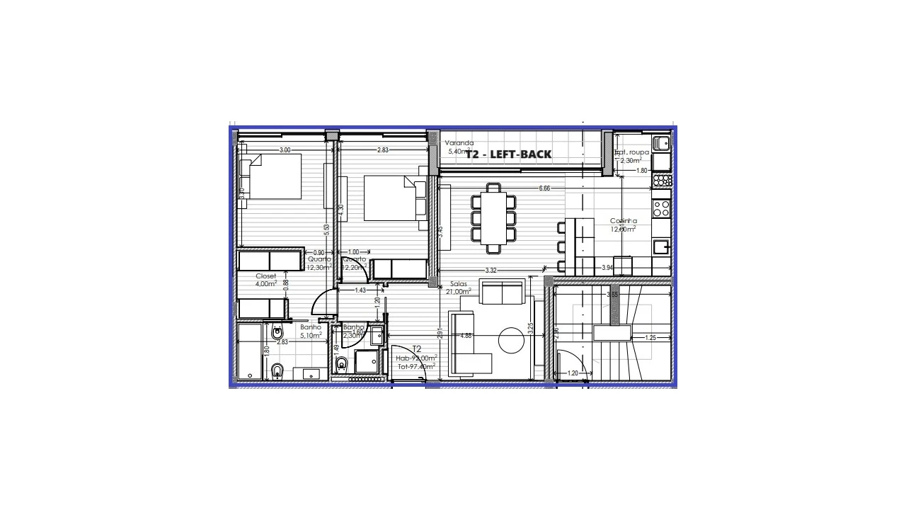Apartamento T2 para Venda em Aguas Santas Foto 15
