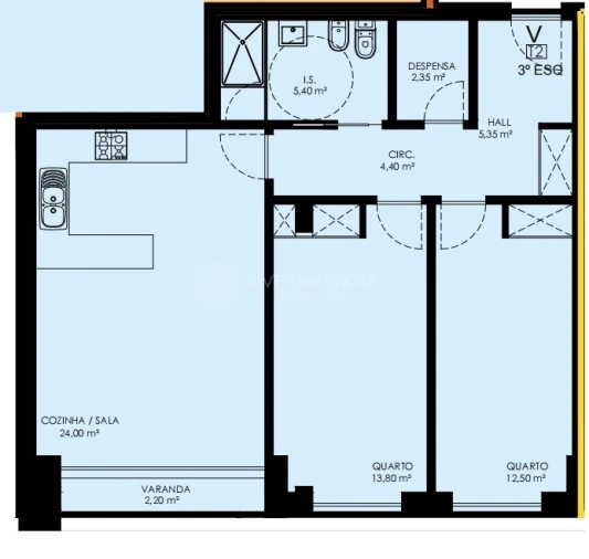 Apartamento T2 para Venda em Covilhã e Canhoso Foto 40