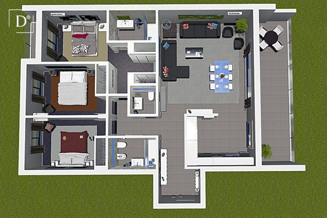 Apartamento T3 para Venda em Conceição e Cabanas de Tavira Foto 17
