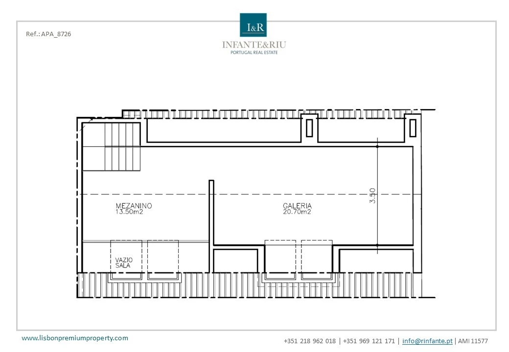 Apartamento T3 para Venda em Carcavelos e Parede Planta 2