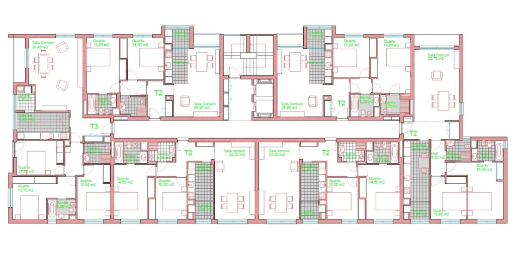 Apartamento T2 para Venda em Ermesinde Planta 1
