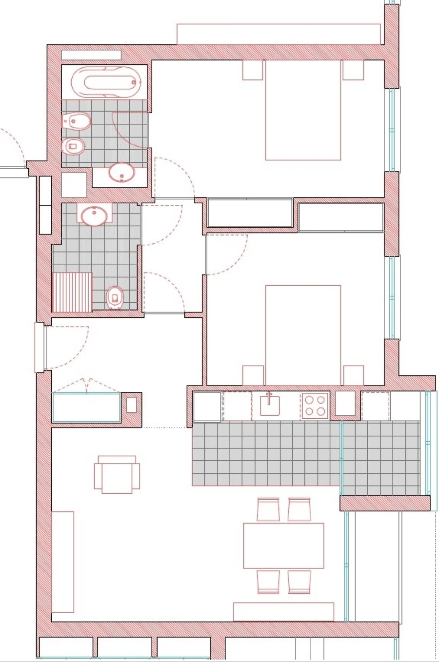 Apartamento T2 para Venda em Ermesinde Planta 2