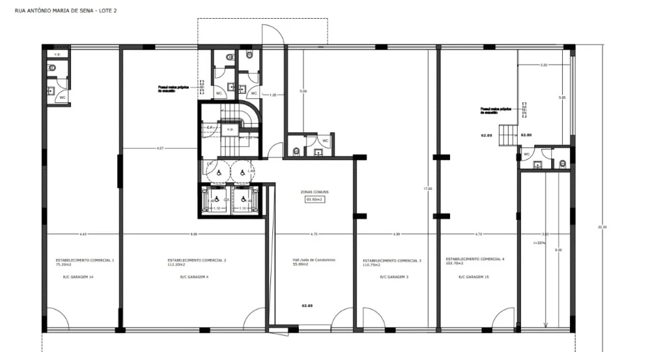 Apartamento T3 para Venda em Lordelo do Ouro e Massarelos Planta 1