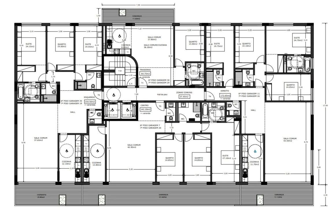 Apartamento T3 para Venda em Lordelo do Ouro e Massarelos Planta 3