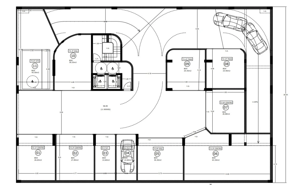 Apartamento T3 para Venda em Lordelo do Ouro e Massarelos Planta 5