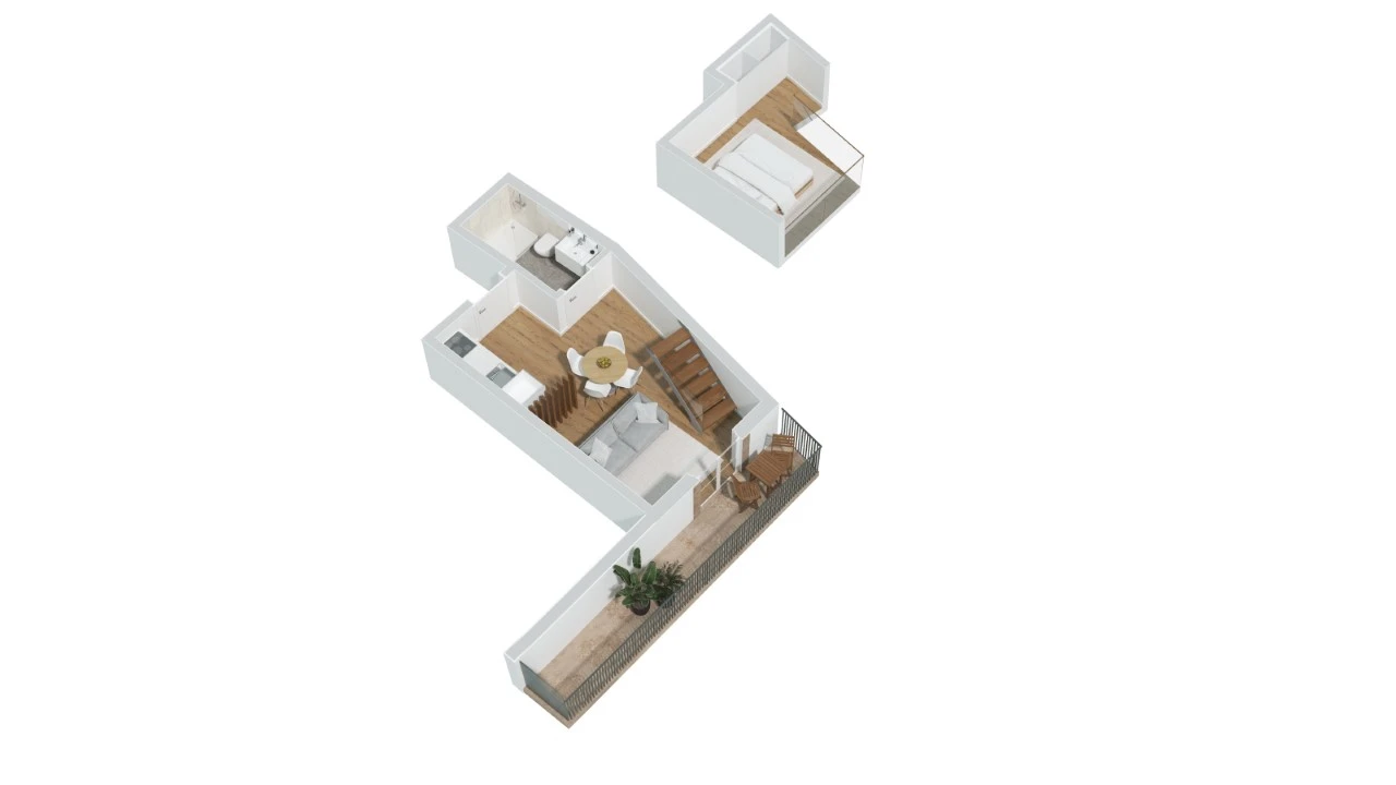 Apartamento T1 para Venda em Santa Marinha e São Pedro da Afurada Planta 11