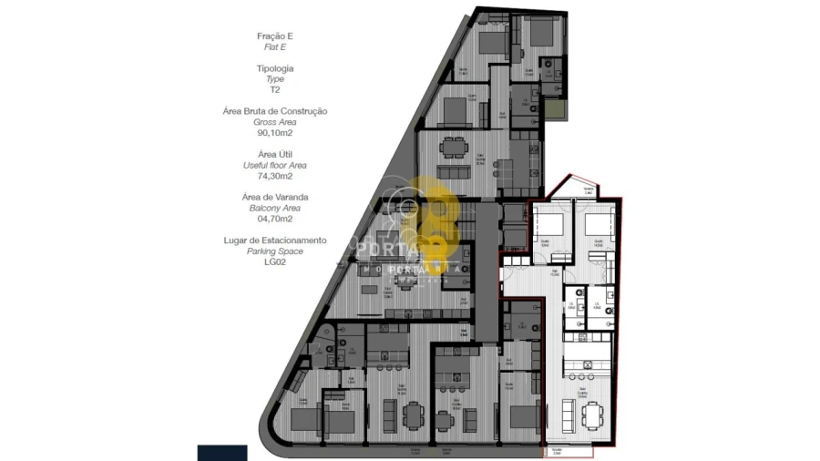Apartamento T2 para Venda em Paranhos Foto 5