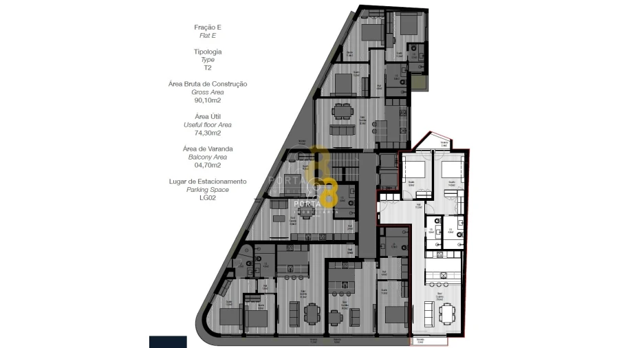 Apartamento T2 para Venda em Paranhos Foto 14