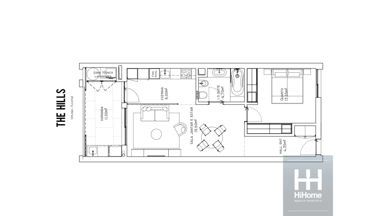 Apartamento T1 para Venda em São Martinho Foto 38