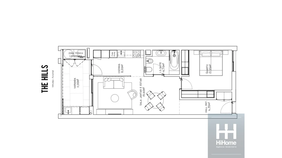 Apartamento T1 para Venda em São Martinho Foto 38