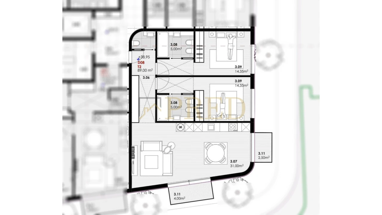 Apartamento T2 para Venda em Canidelo Foto 5