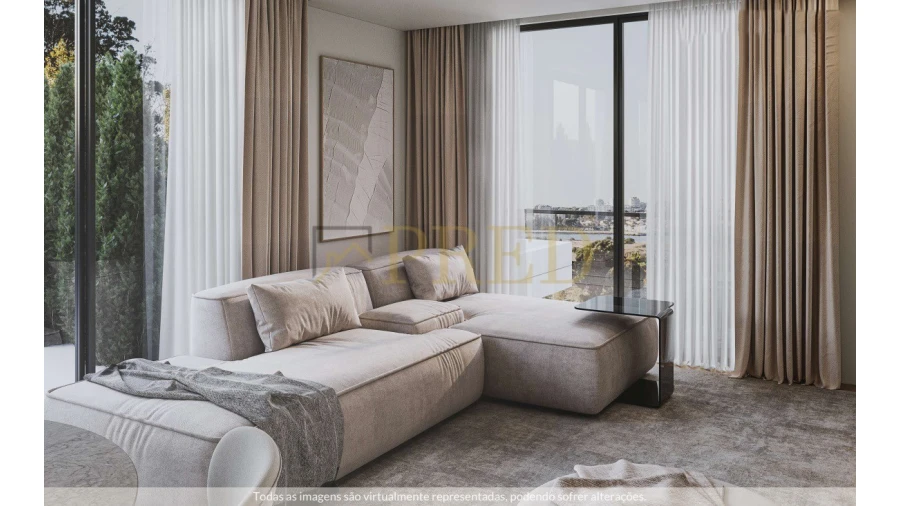 Apartamento T2 para Venda em Canidelo Foto 2