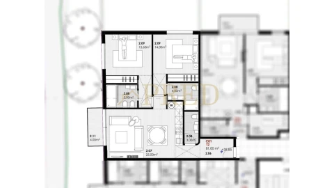 Apartamento T2 para Venda em Canidelo