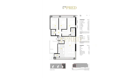 Apartamento T3 para Venda em Canidelo
