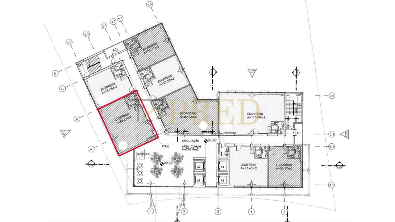Escritório para Arrendamento em Santa Marinha e São Pedro da Afurada Foto 4